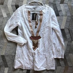 Embellished Swim coverup